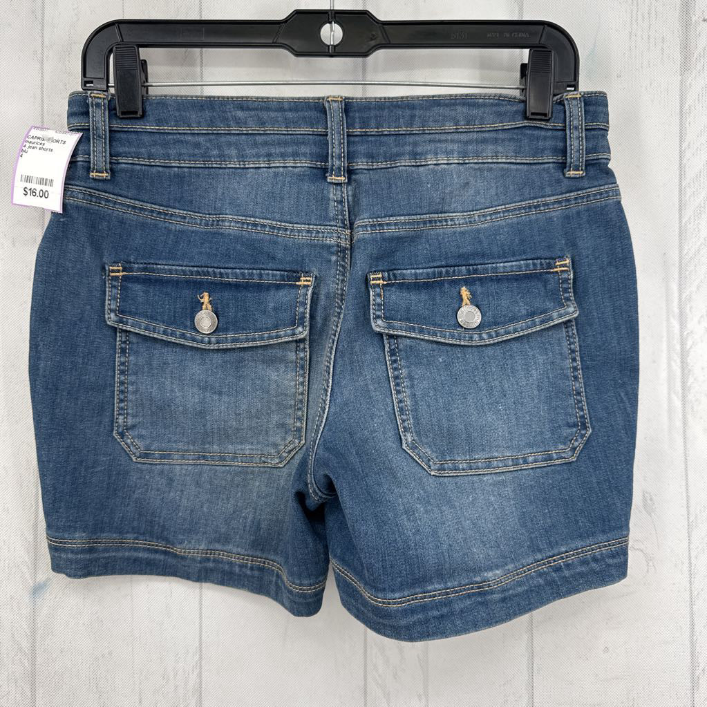 4 jean shorts