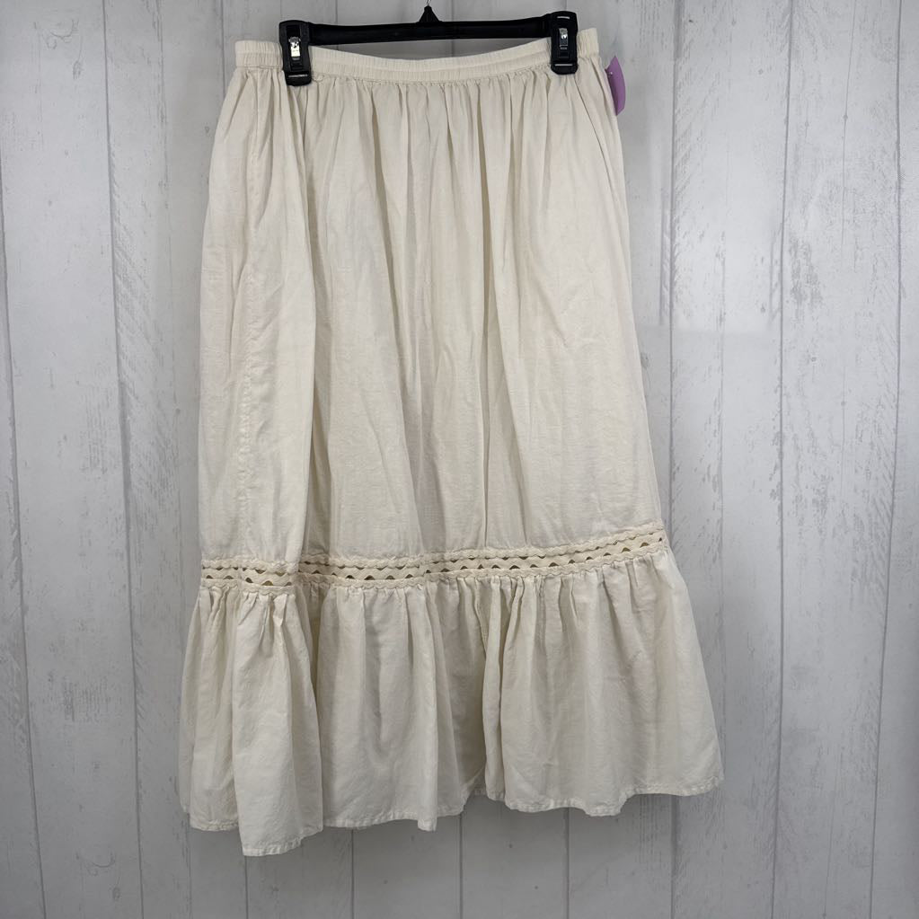M ric-rac trim maxi skirt