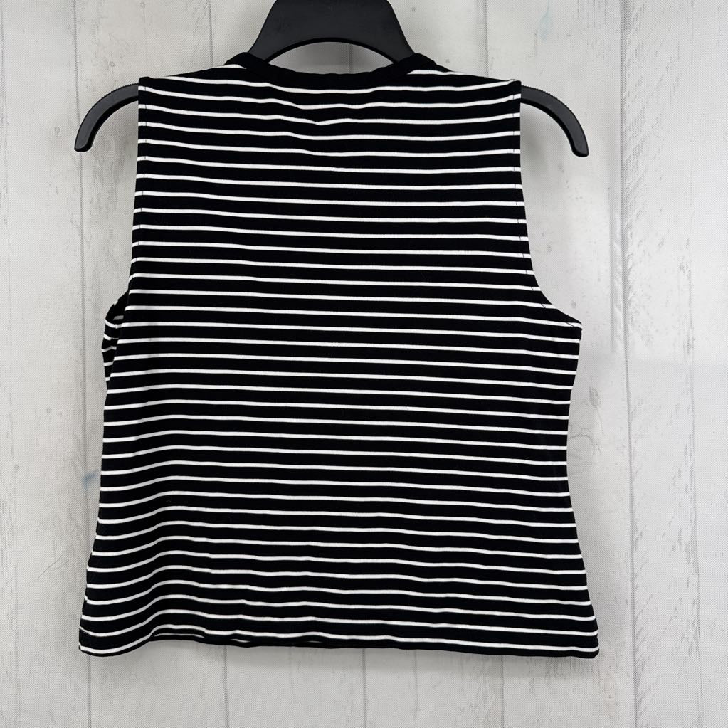 M striped tank