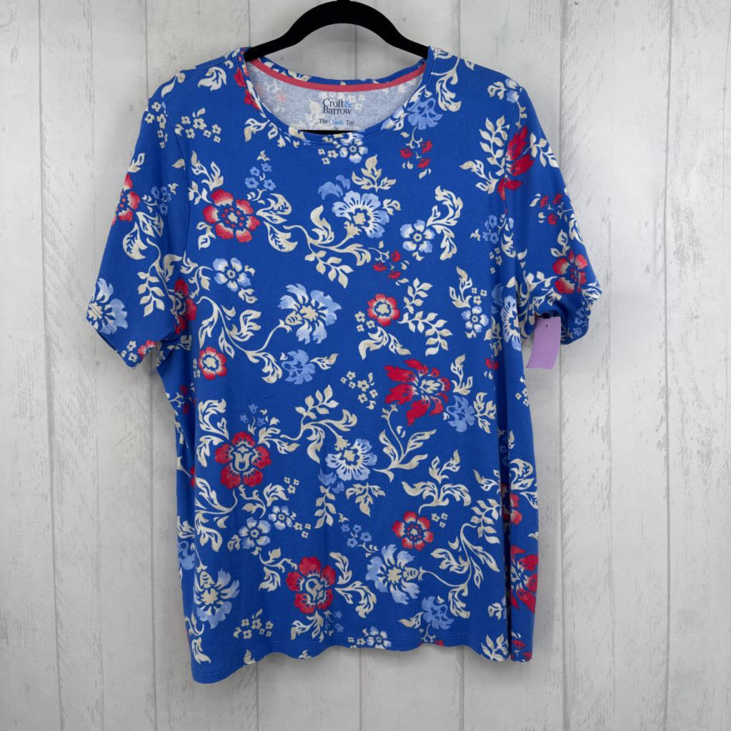 1X flo print s/s tee