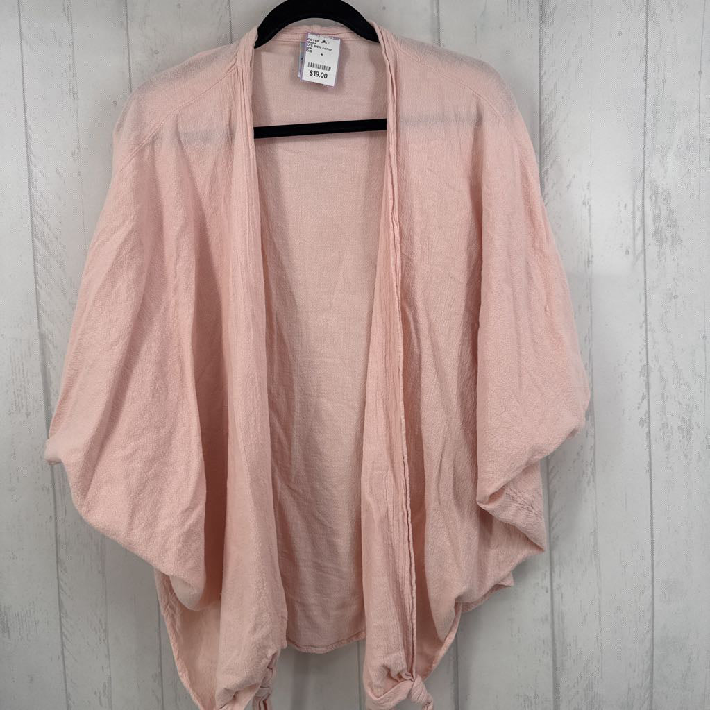 O/S 100% cotton drop shoulder cardi