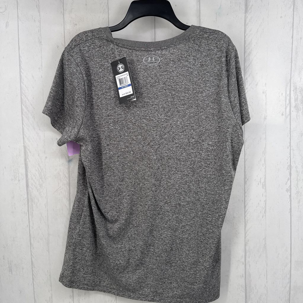 XL marled v-neck s/s tee