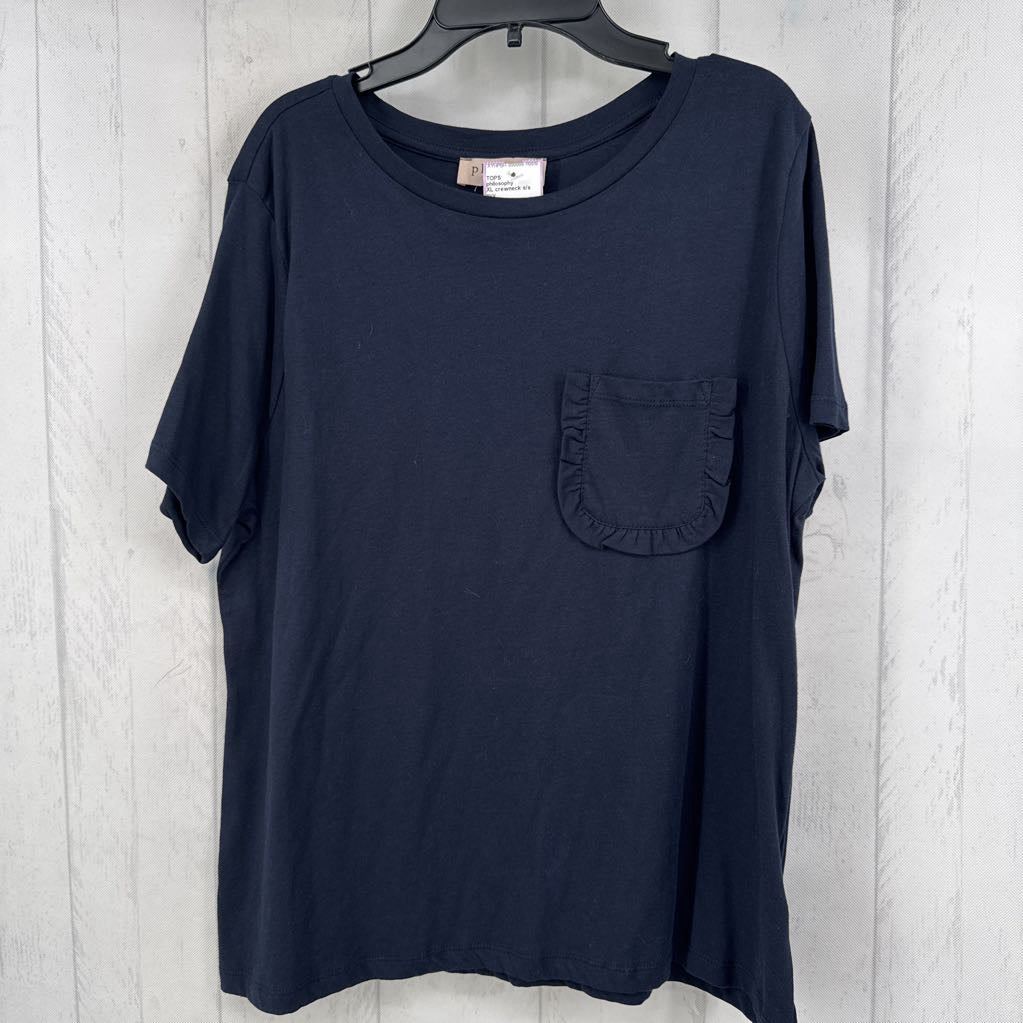 XL crewneck s/s pocket tee