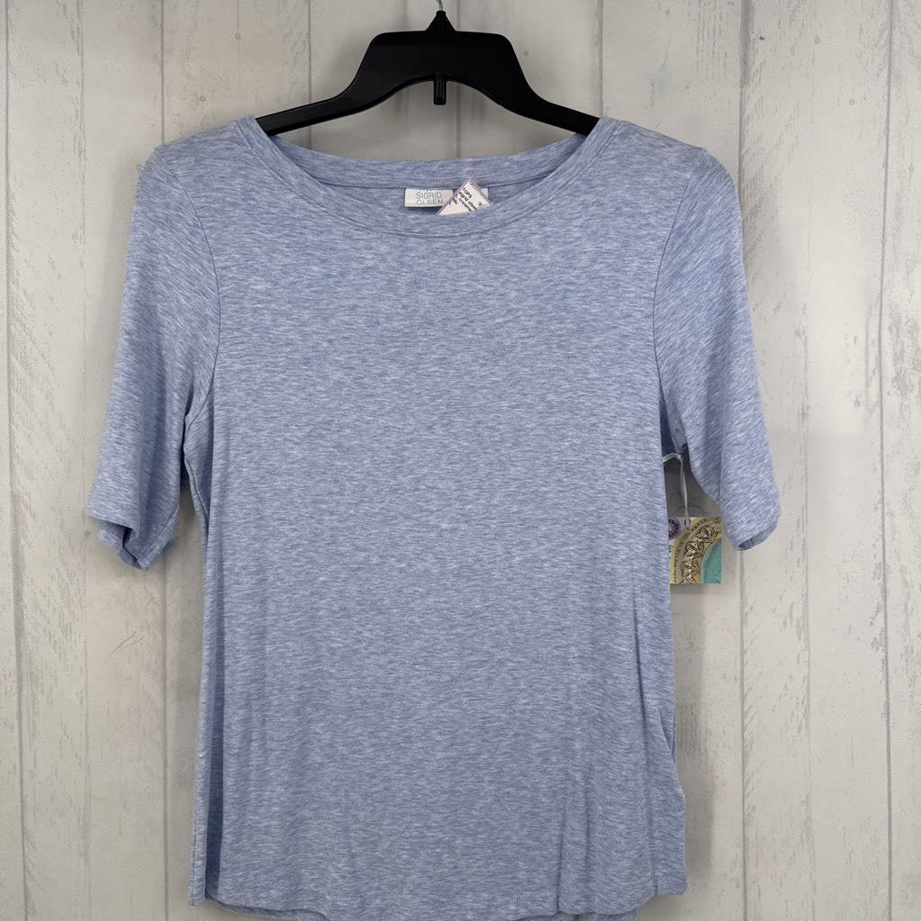 L crewneck marled s/s tee