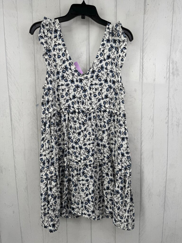 M flo print v-neck sundress