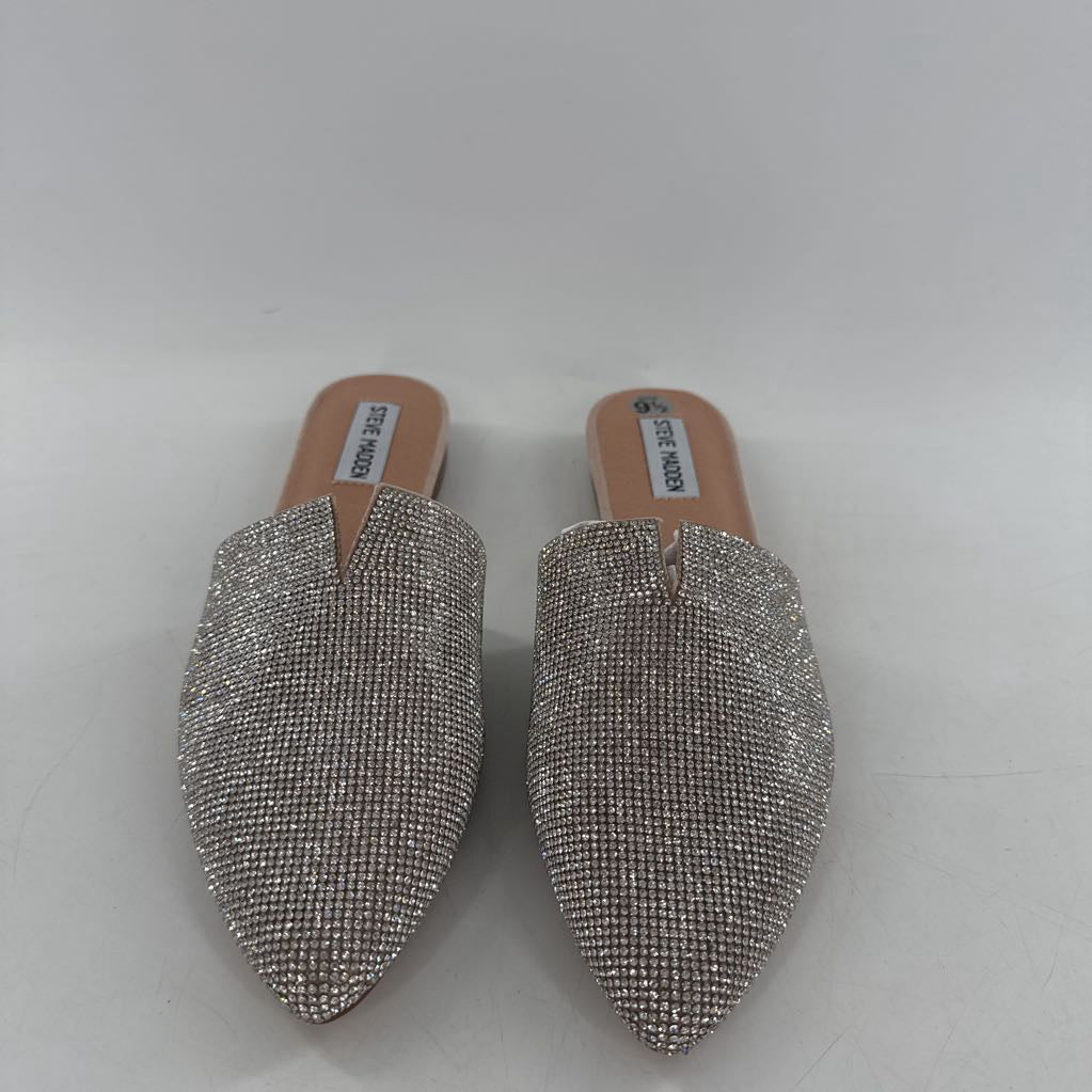 9.5 rhinestone slide shoes