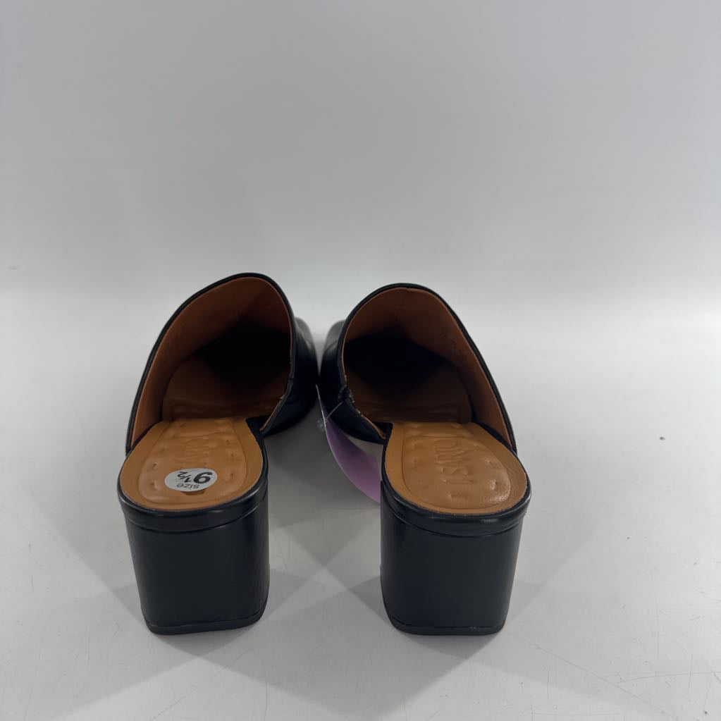R140 9.5 square toe heel slide clogs