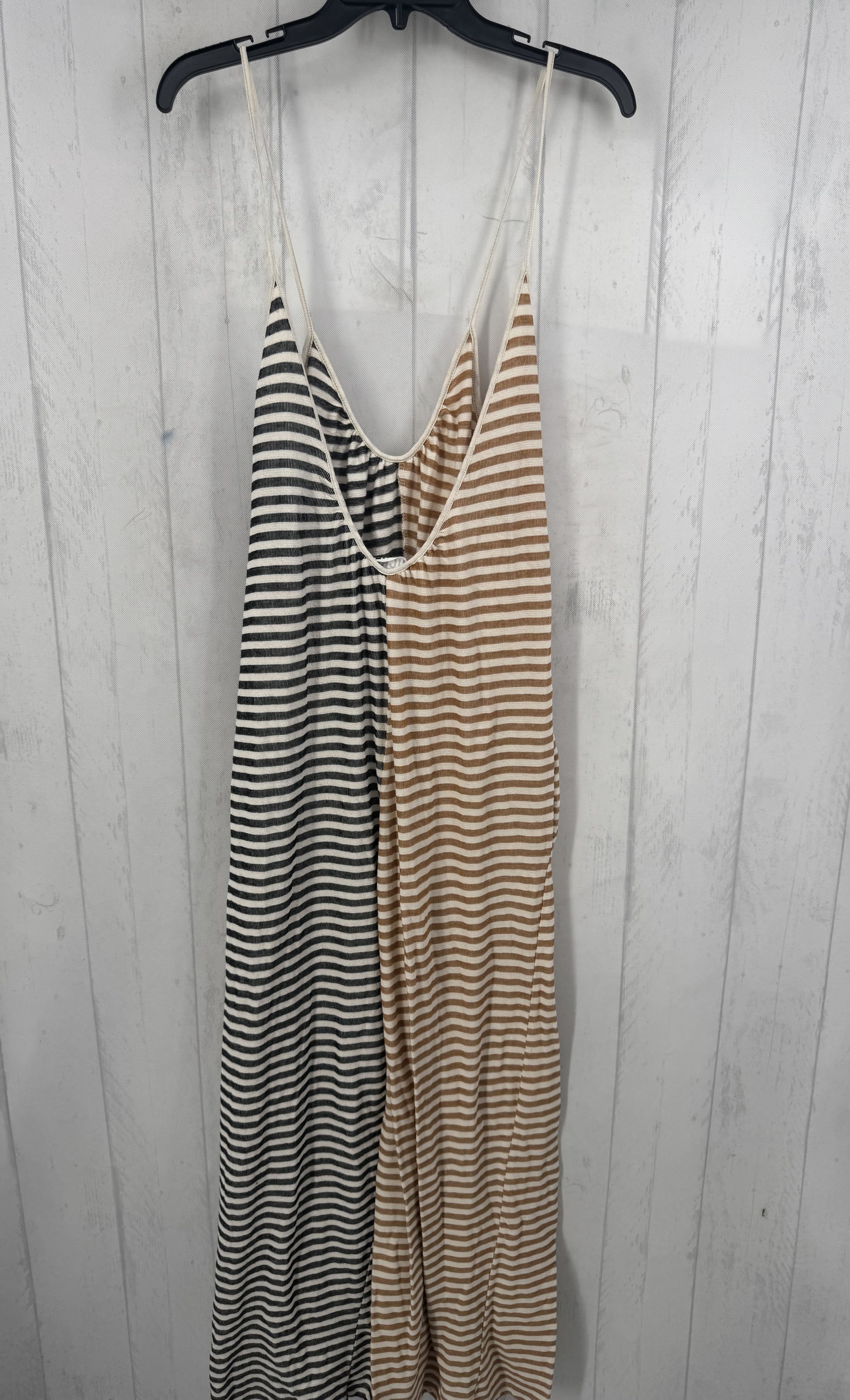 M striped slvls jumpsuit