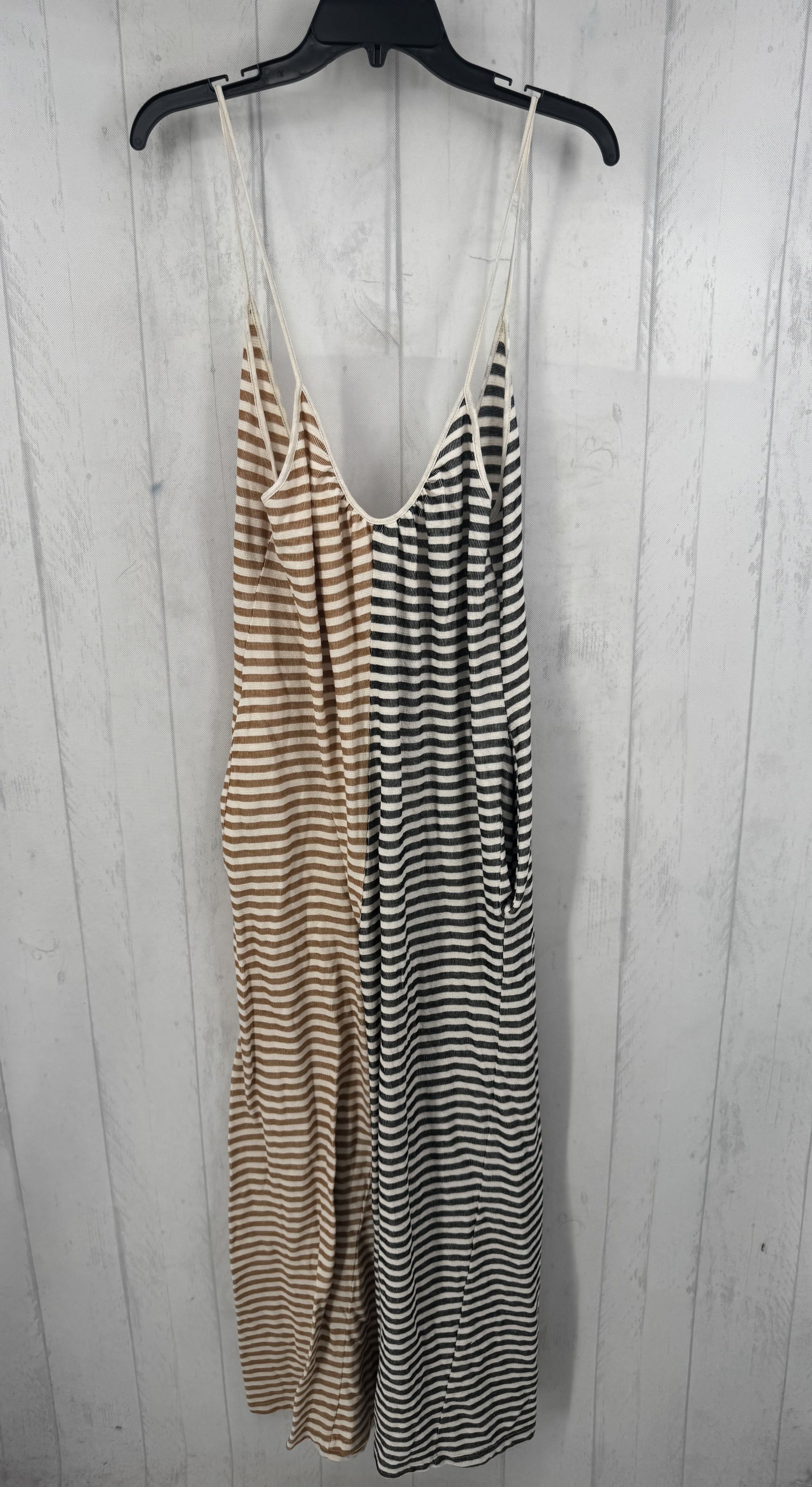 M striped slvls jumpsuit