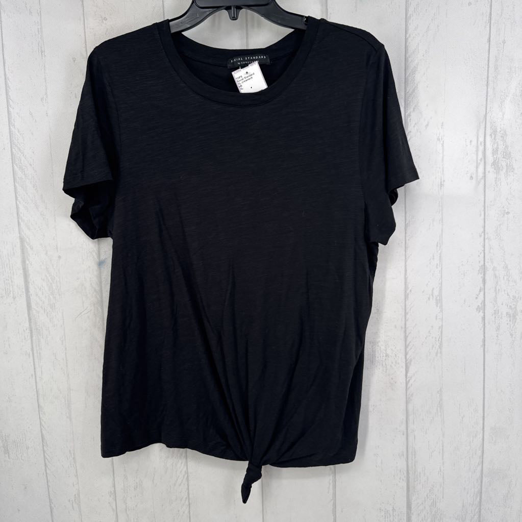 XL crewneck knotted hem s/s tee