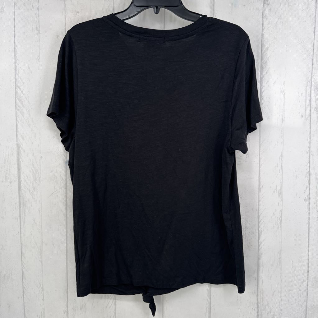 XL crewneck knotted hem s/s tee