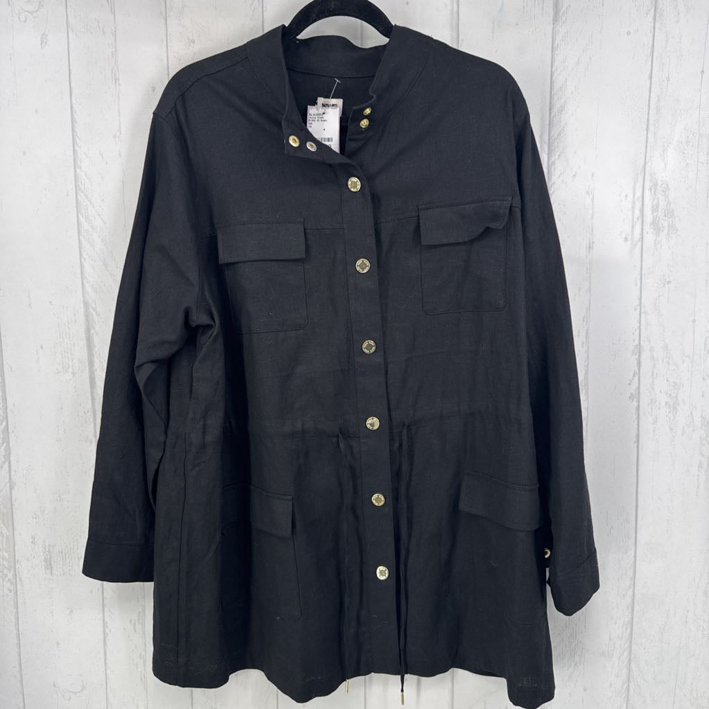 R150 1X linen drawsreing waist jacket