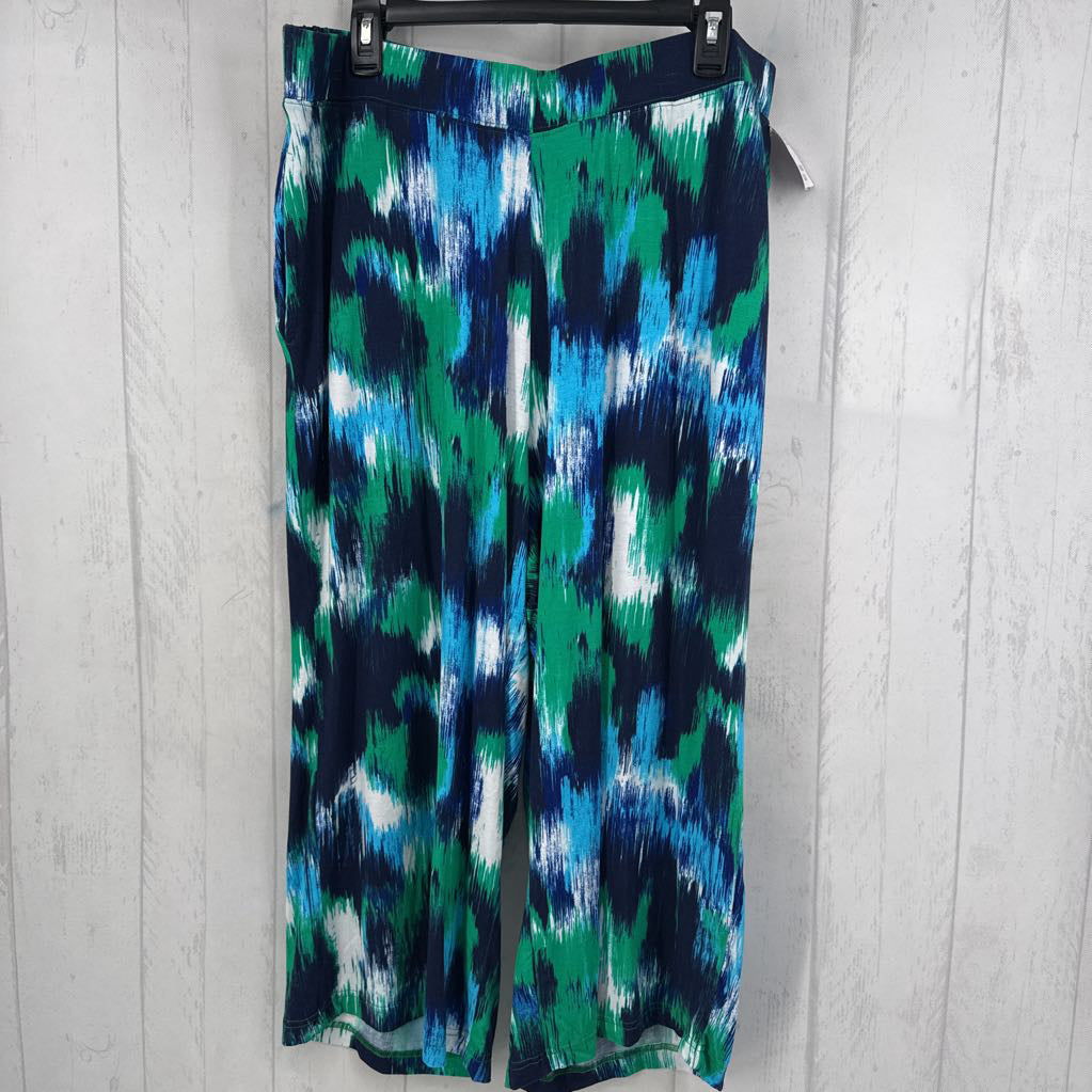 L printed pull-on capri