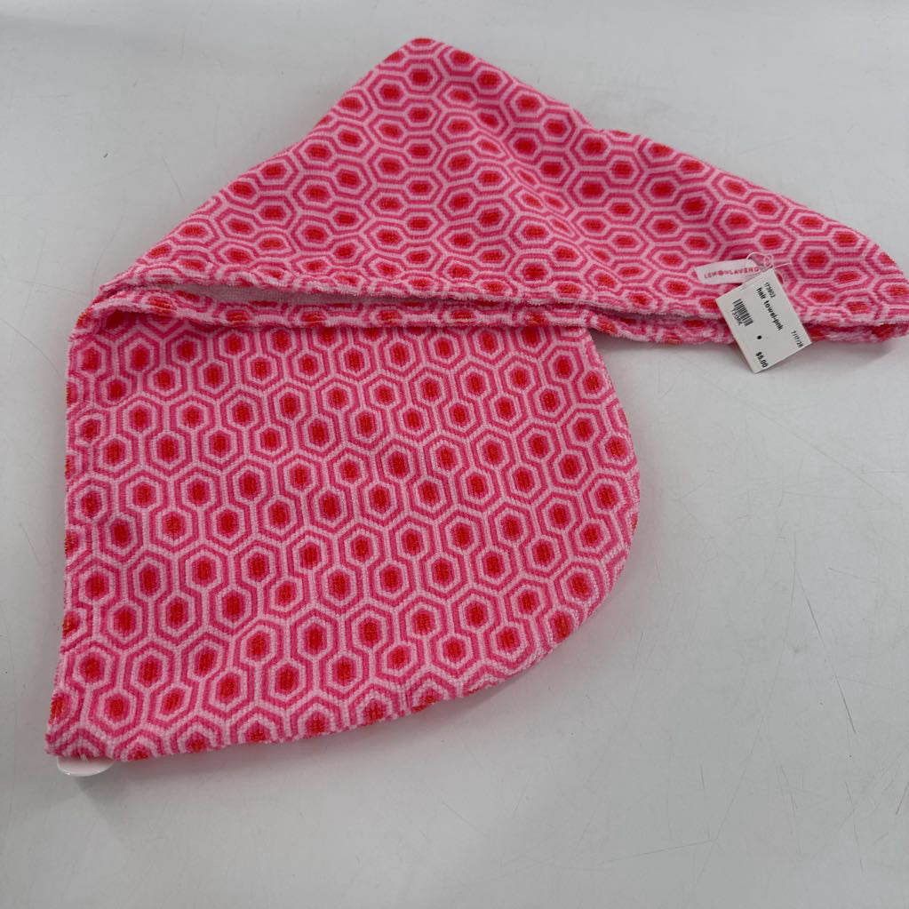 hair towel-pnk
