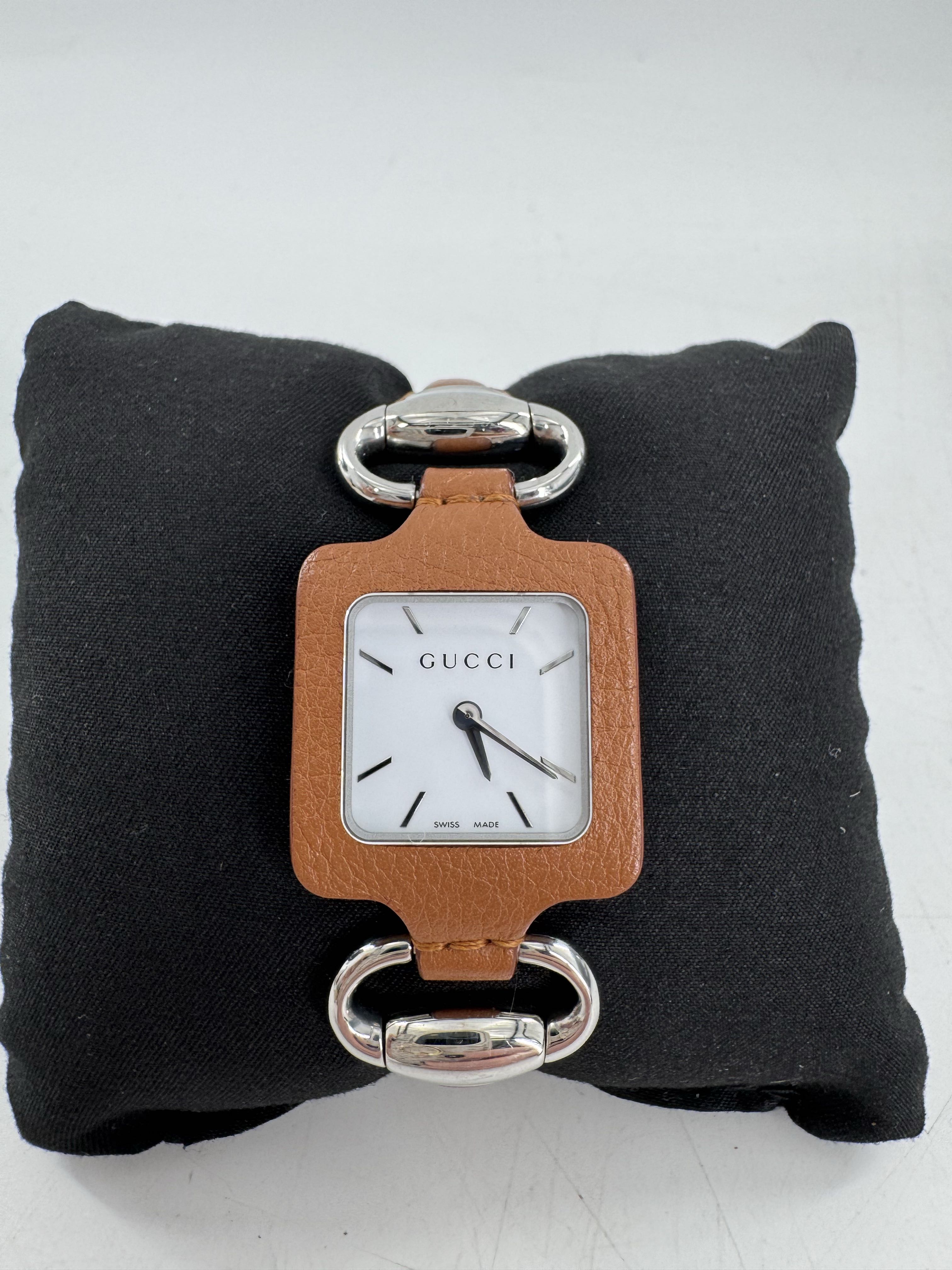 Gucci square face watch