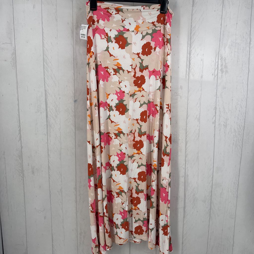 M flo print maxi skirt