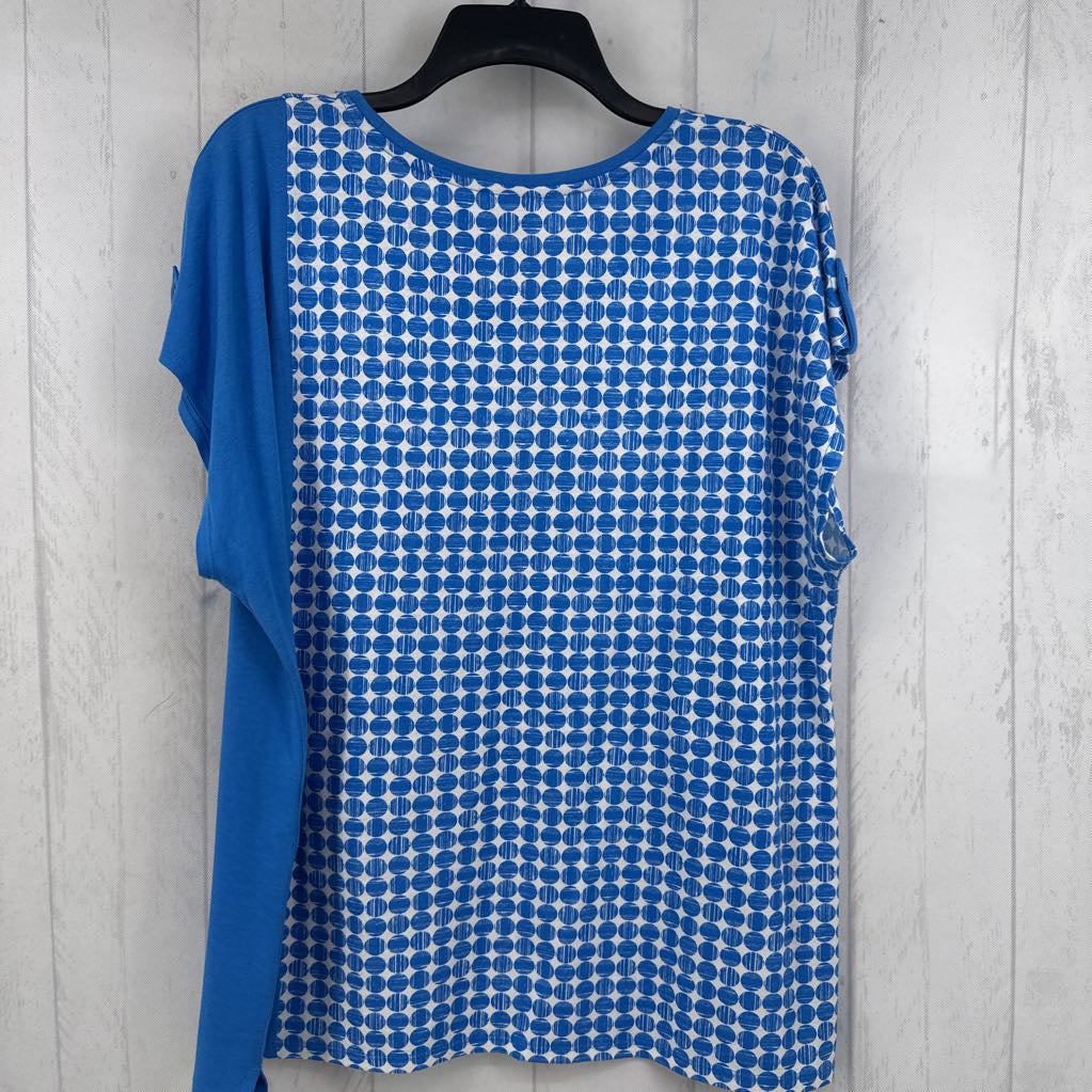 XL circles print s/s tee