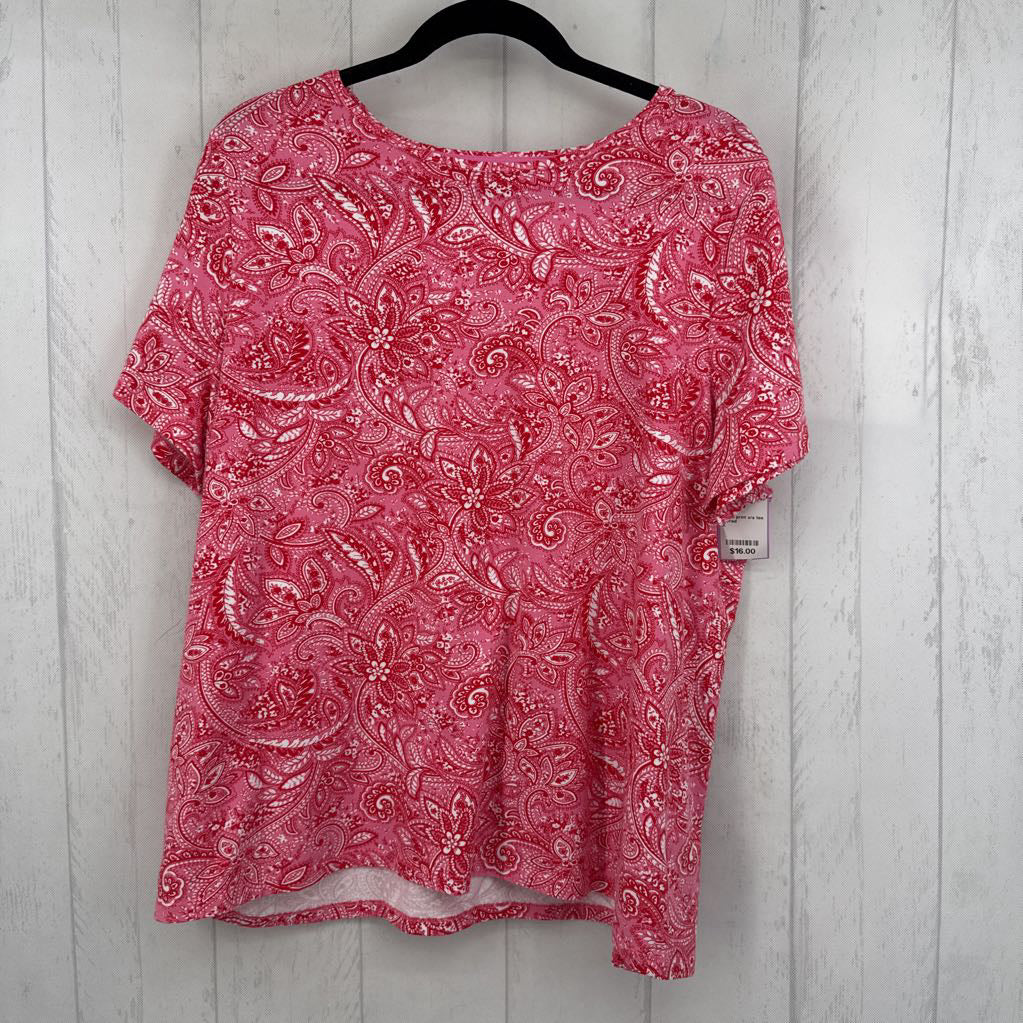 2X flo print s/s tee