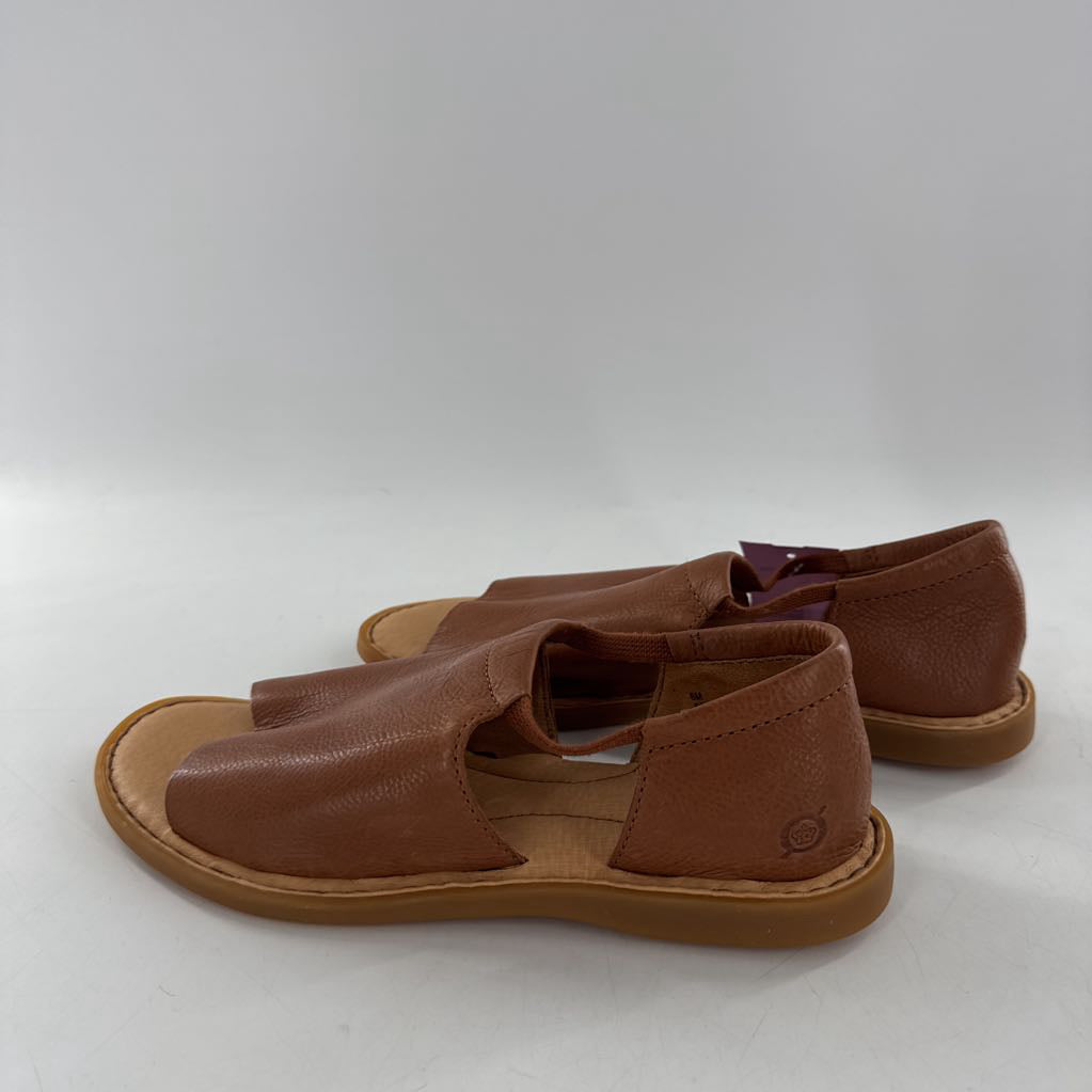 8 leather open toe sandals