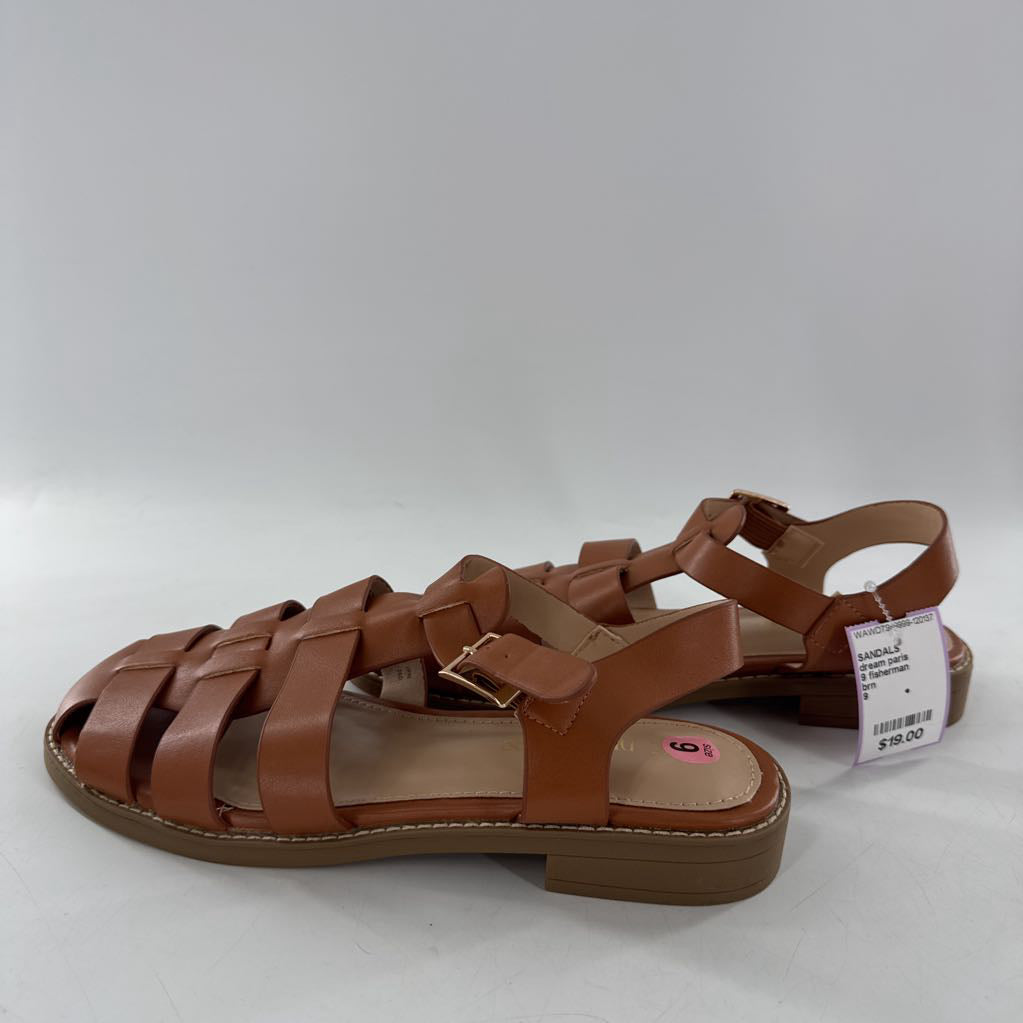 9 fisherman gladiator sandals w/ buckle strap