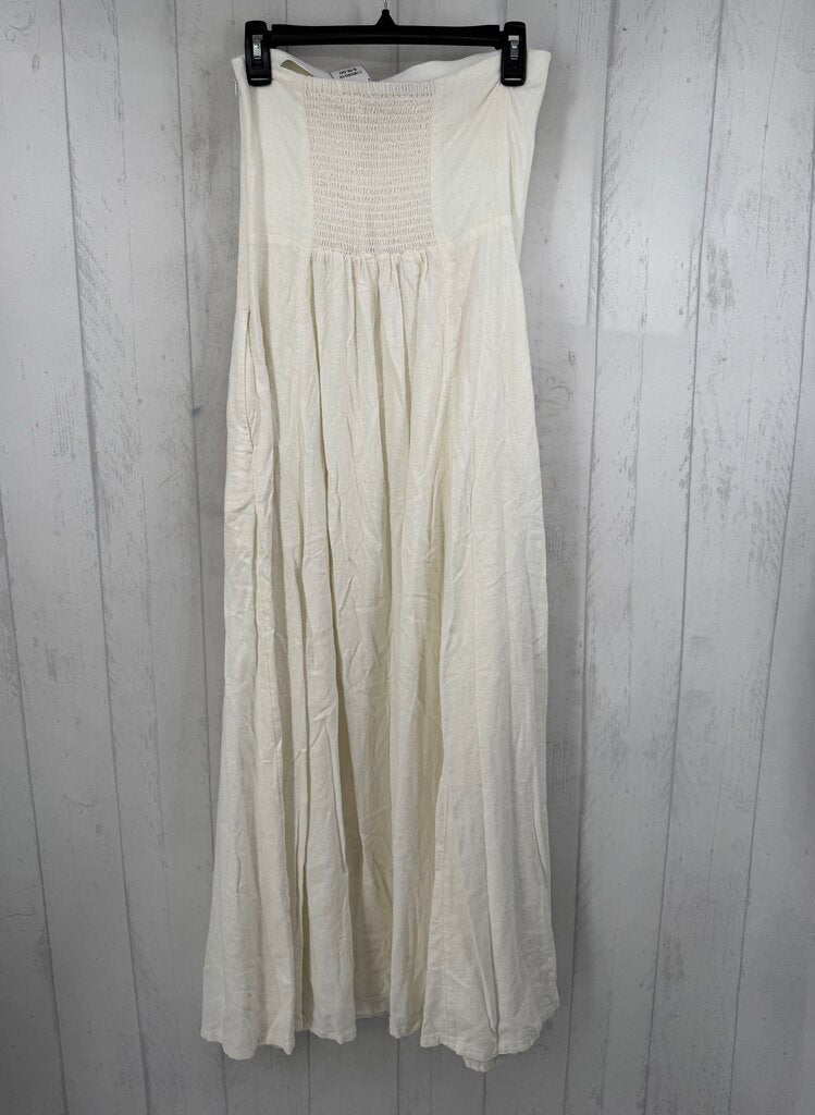 S strapless maxi dress
