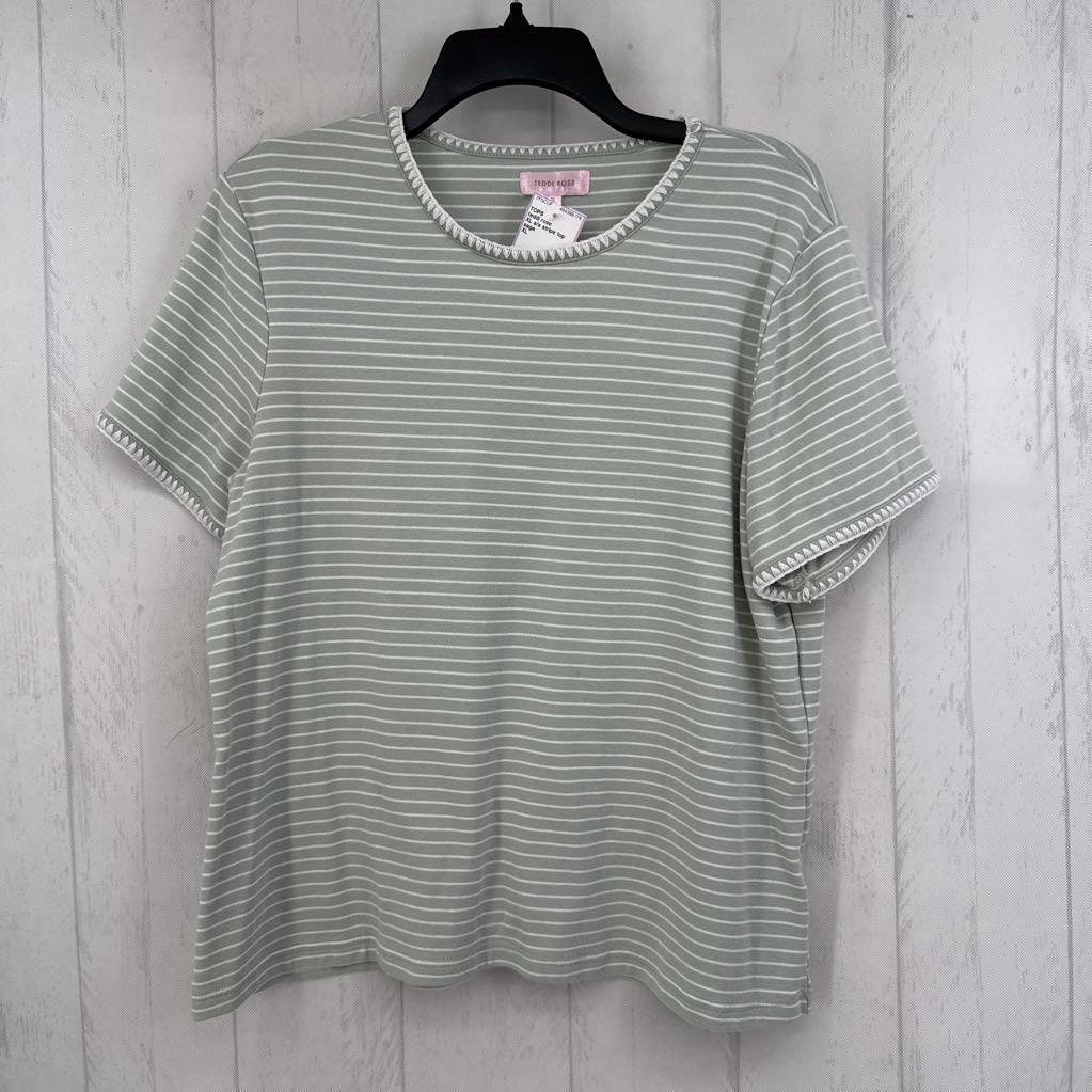 XL s/s stripe top