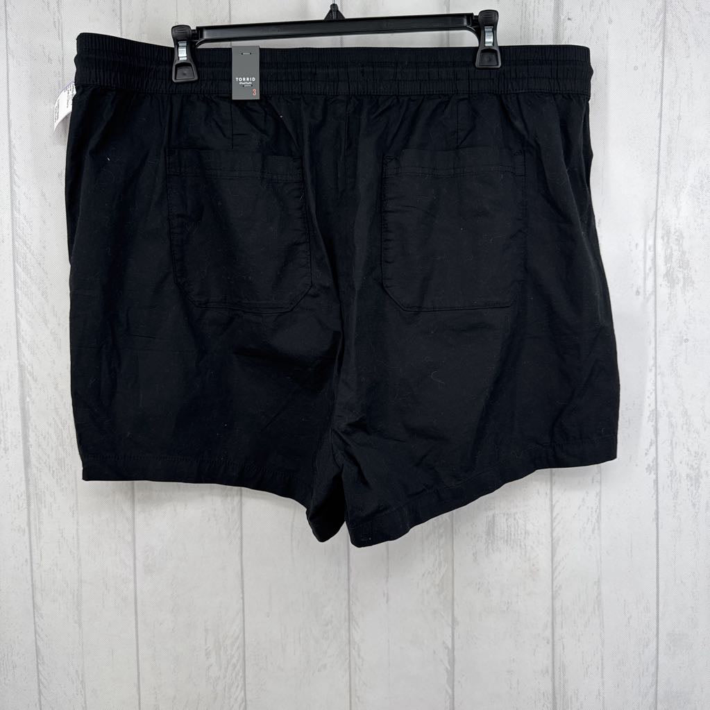 3X pull-on shorts