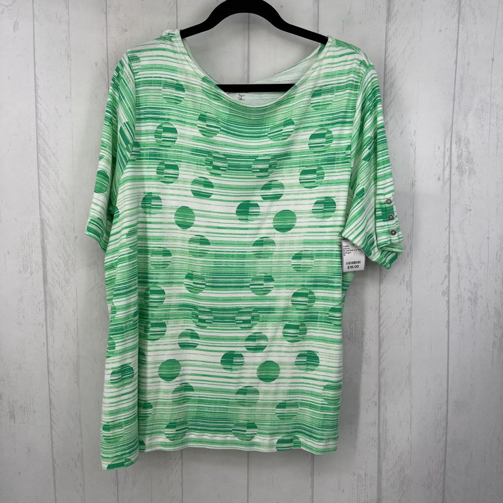 1X printed s/s tee