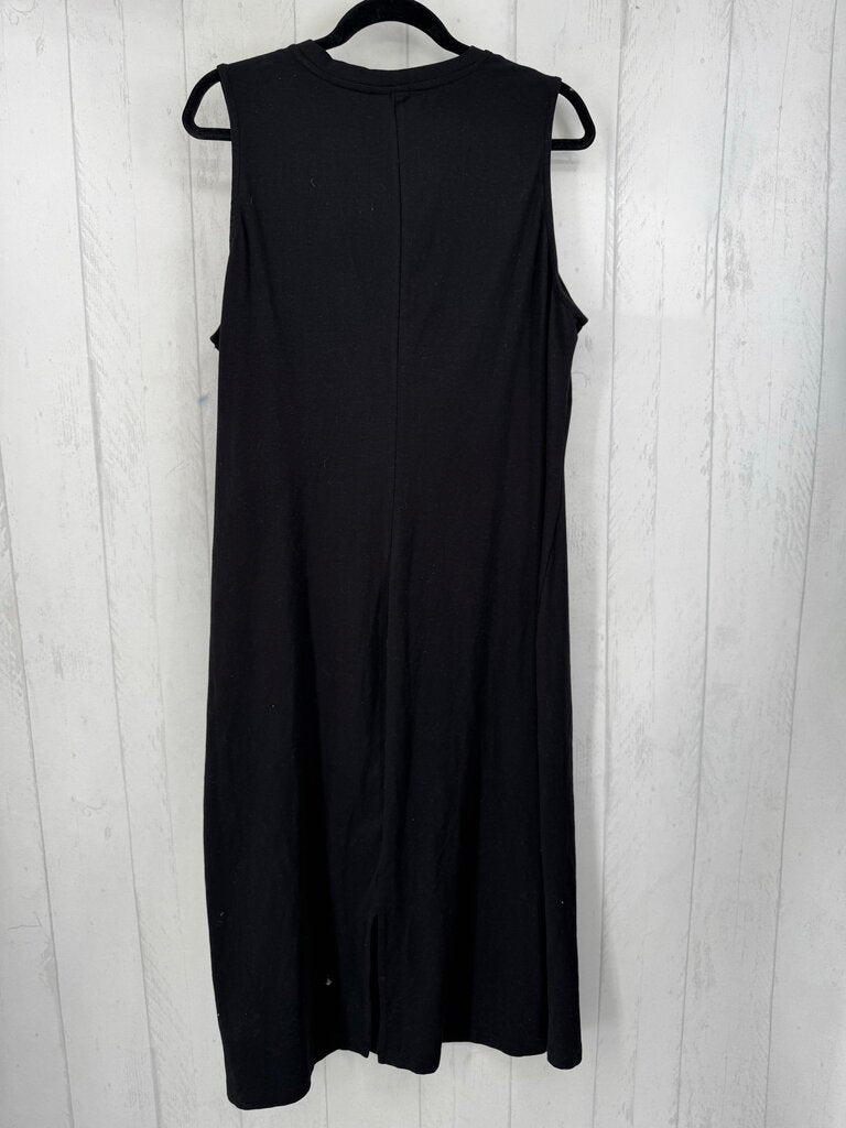 2X gathered side slvls dress