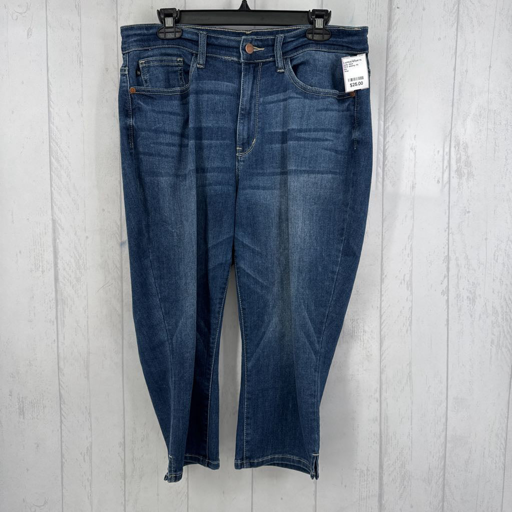 14w skinny fit denim capris