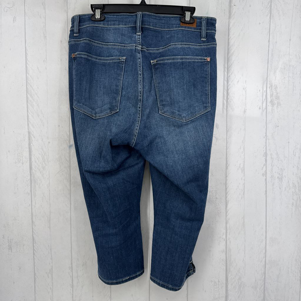 14w skinny fit denim capris