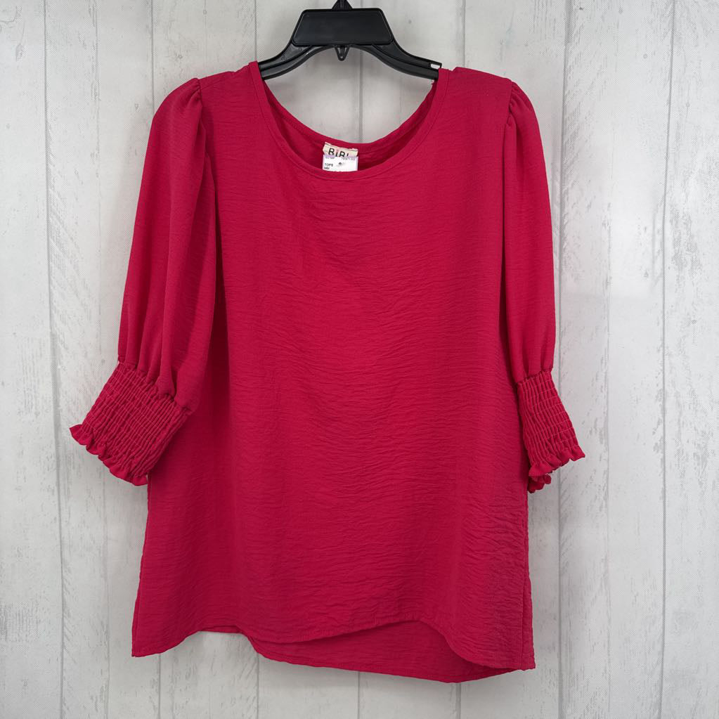 L smock slv top