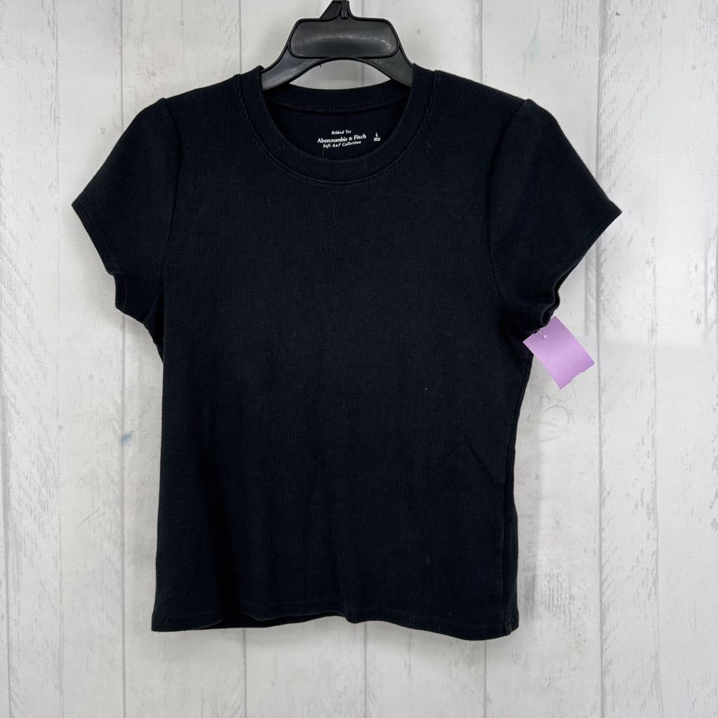 L ribbed s/s tee