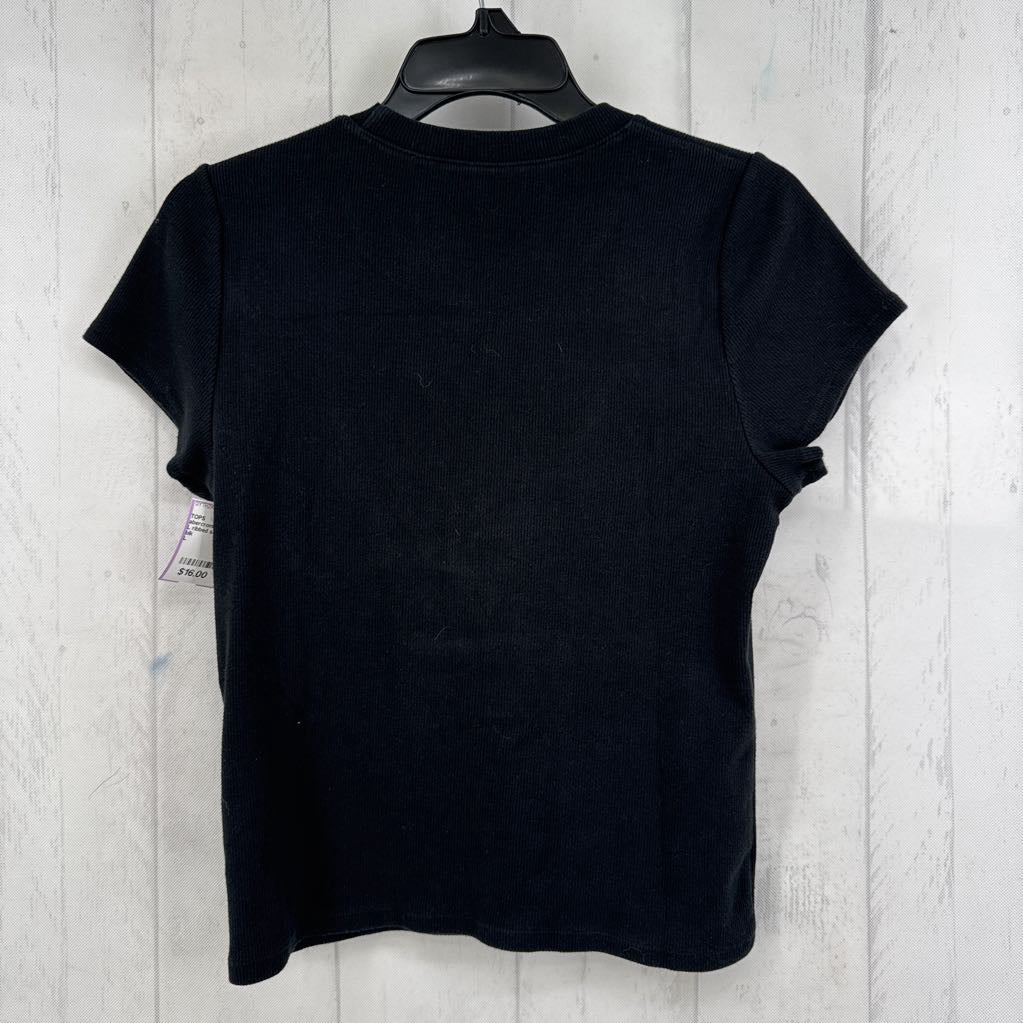 L ribbed s/s tee