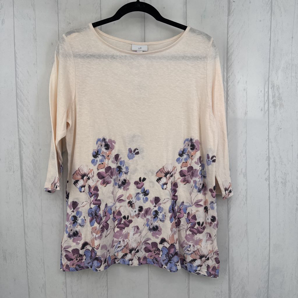 M flo print l/s top