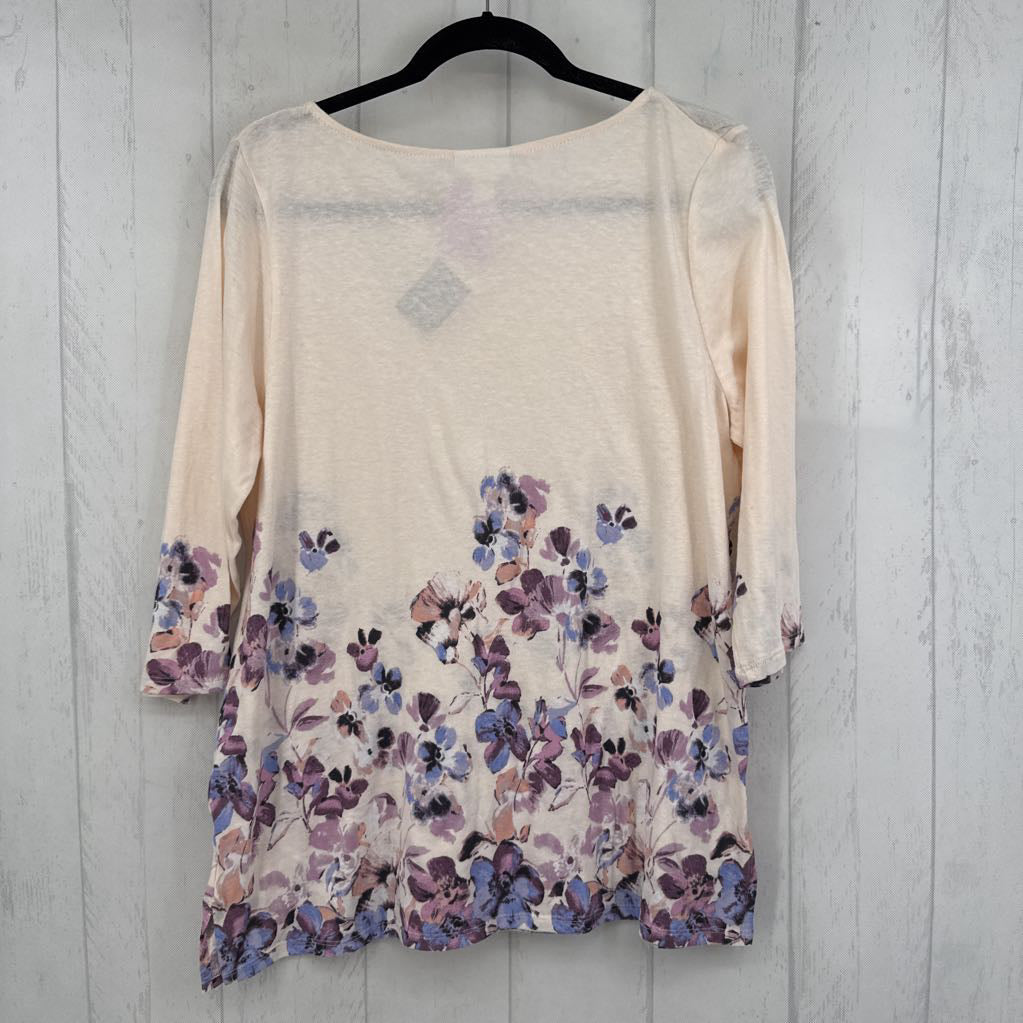 M flo print l/s top