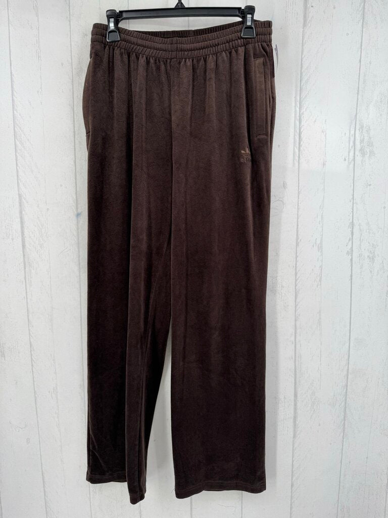 M velour wide leg pant