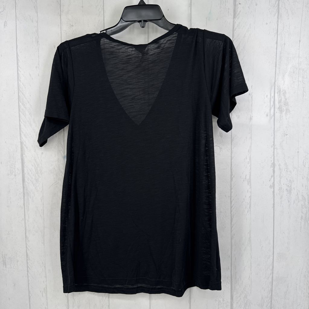 S v-neck embelished s/s tee