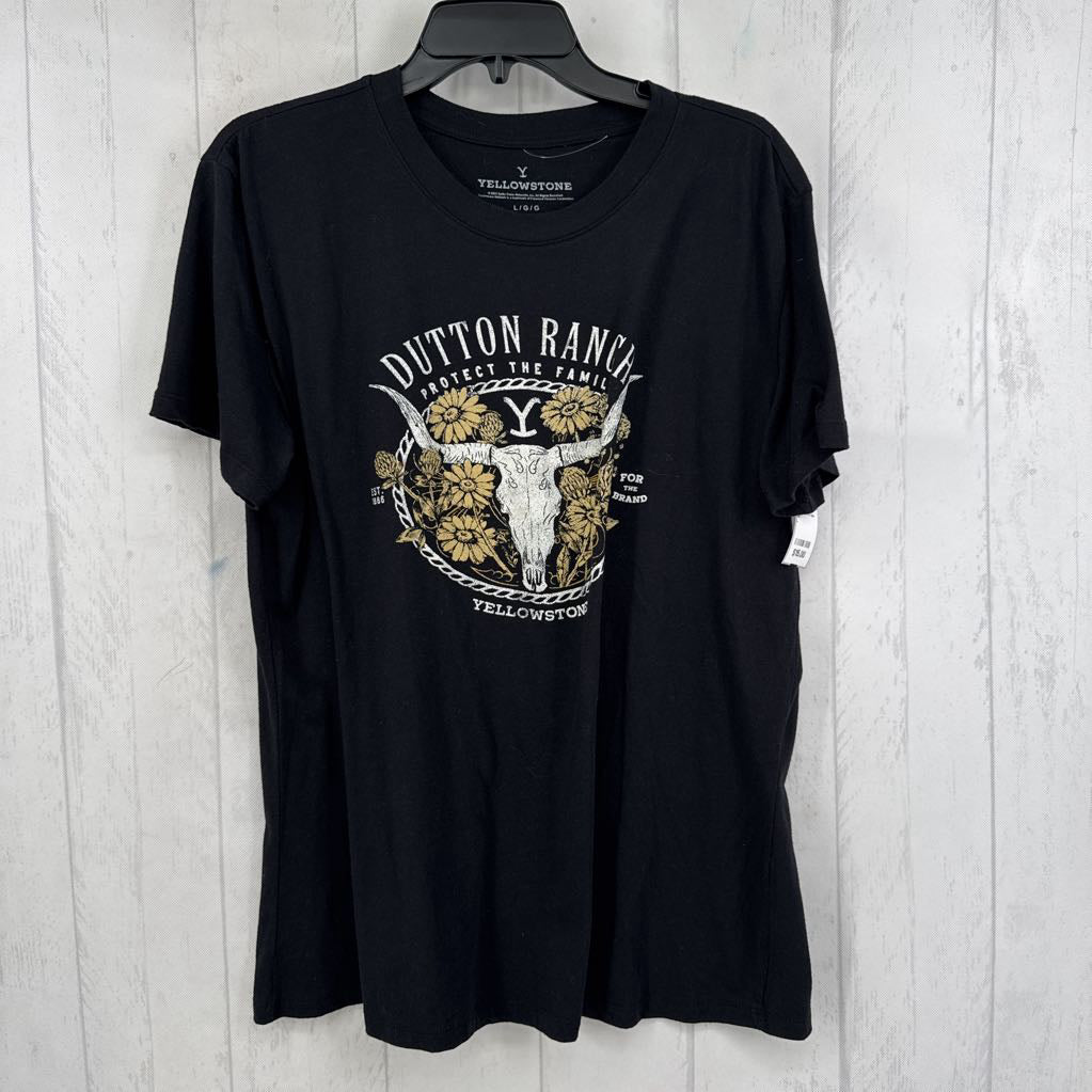 L graphic s/s tee-dutton ranch