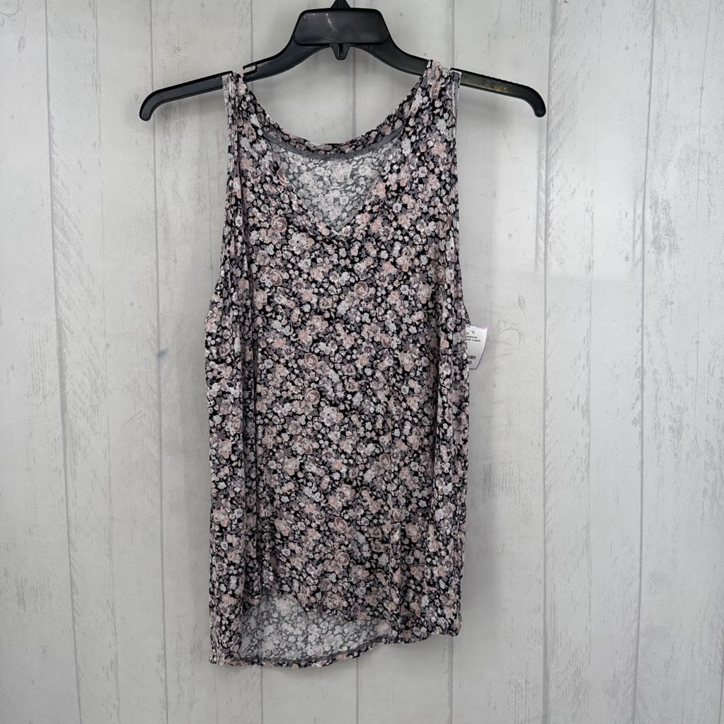 L flo print v-neck tank