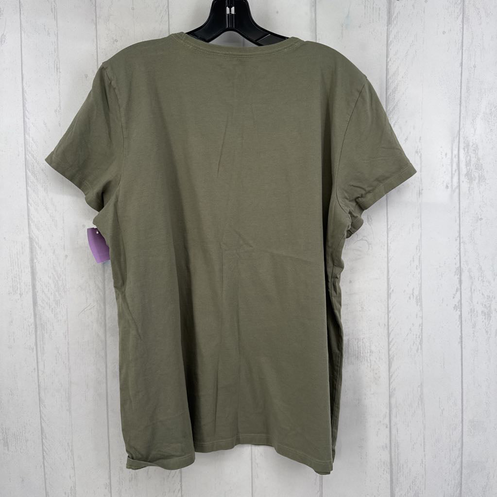 XL graphic s/s tee-floral truck