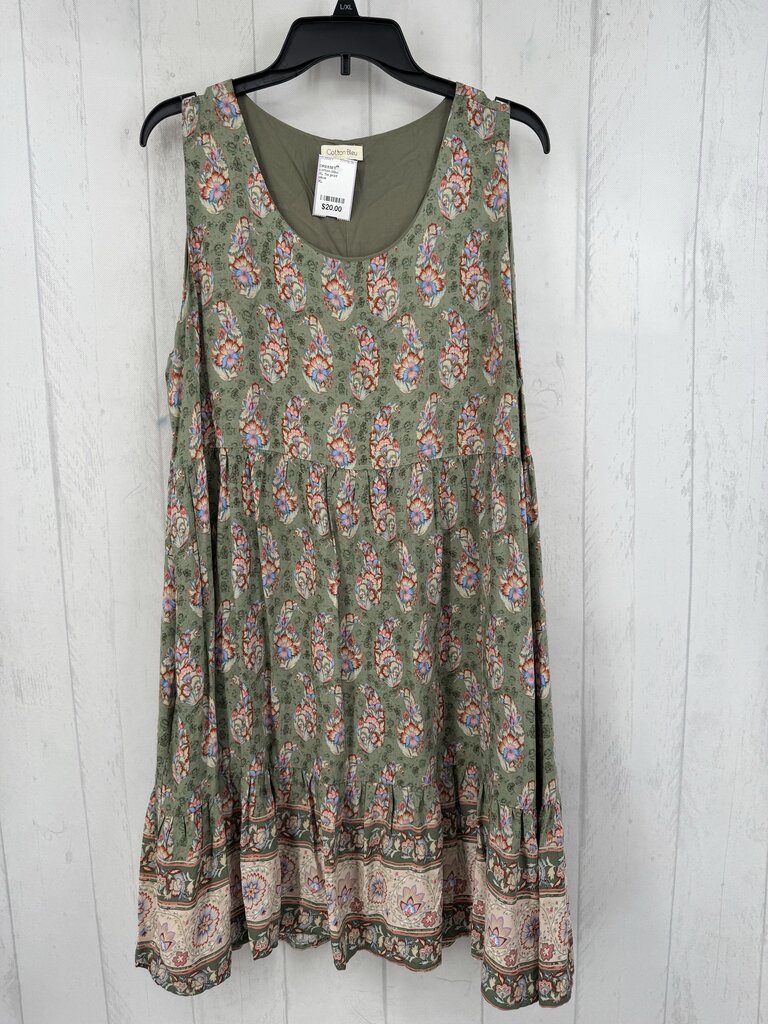 XL flo print sundress