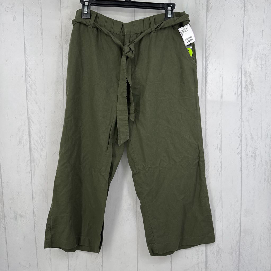 R44 M belted straight leg capri