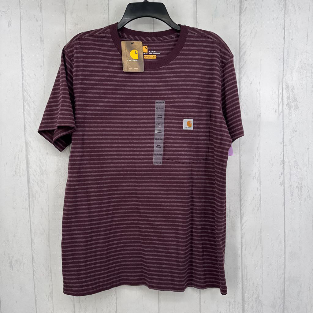 L striped s/s tee