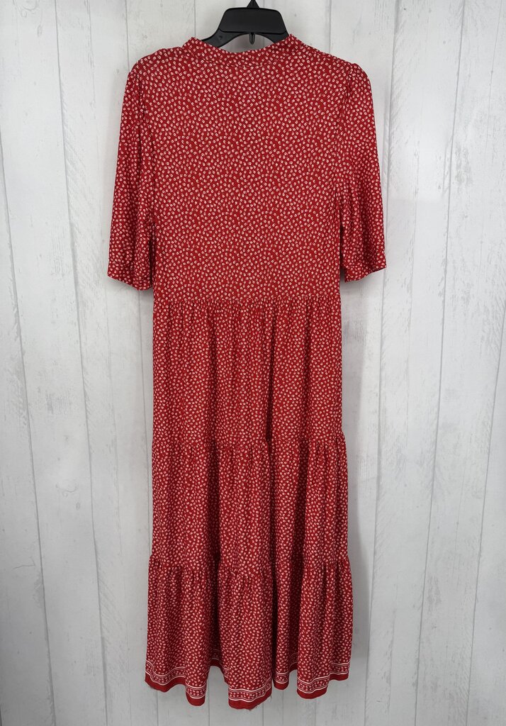R98 XL printed button down s/s dress