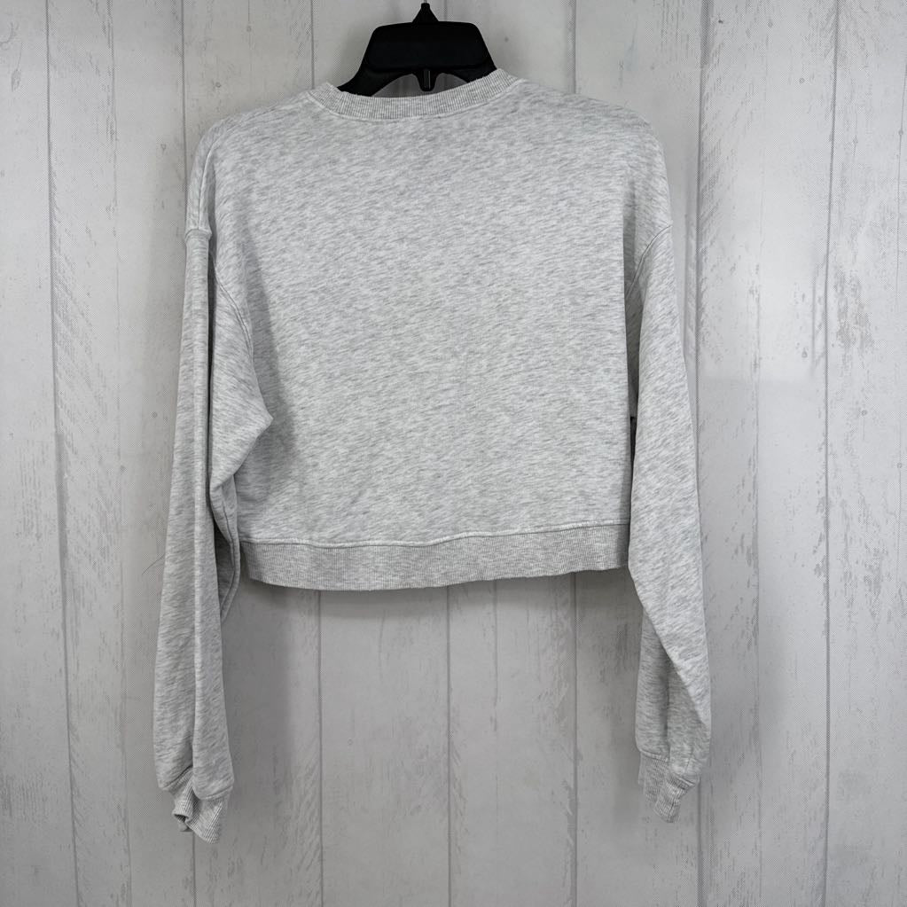 S crop crewneck sweatshirt