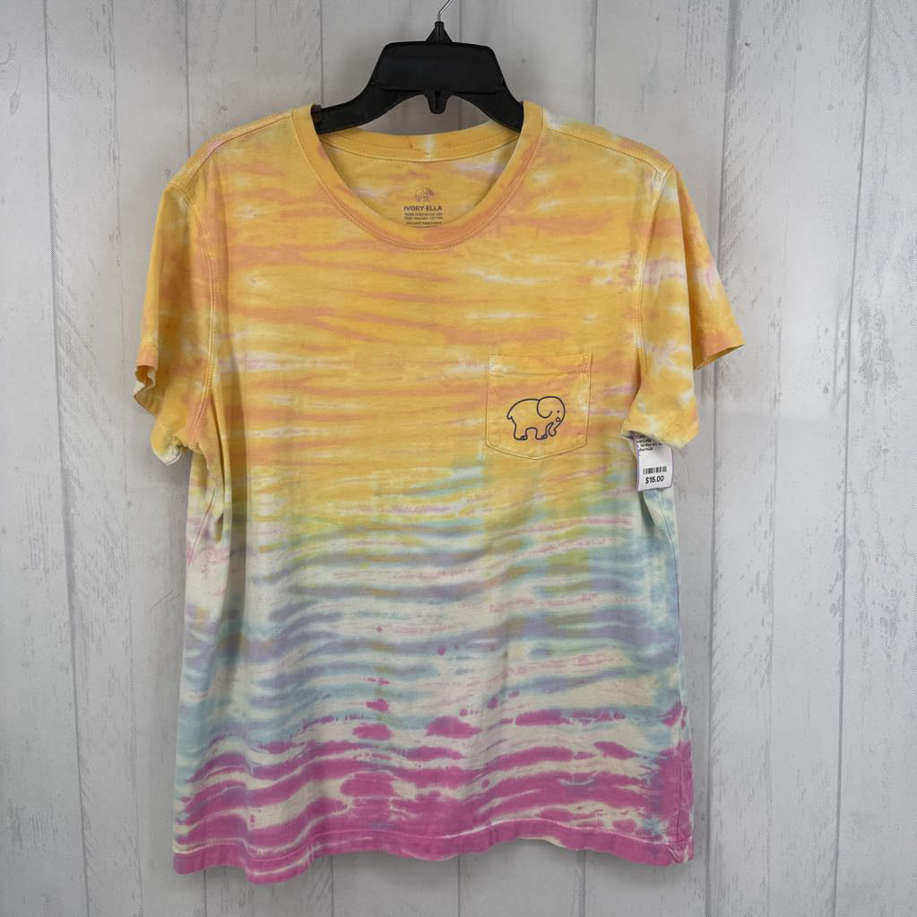 L tie-dye s/s tee