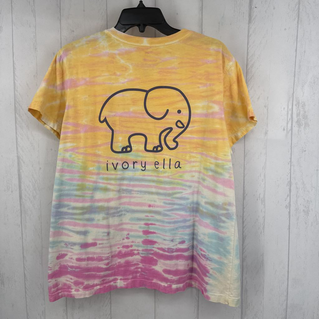 L tie-dye s/s tee