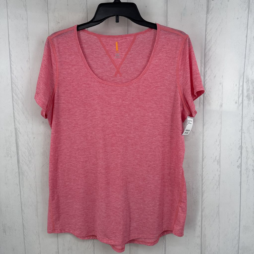 L marled scoop neck s/s tee