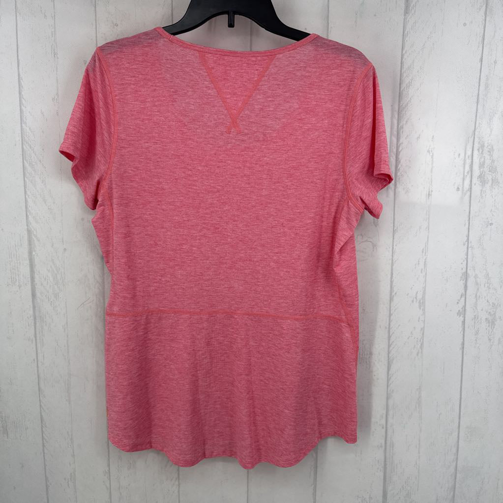L marled scoop neck s/s tee